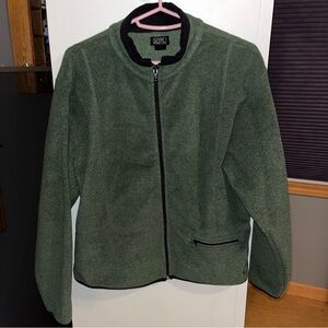 ALPS Green Zip-Up Fleece Jacket Youth Large